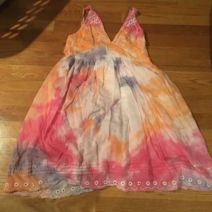 Boho tie dye dress